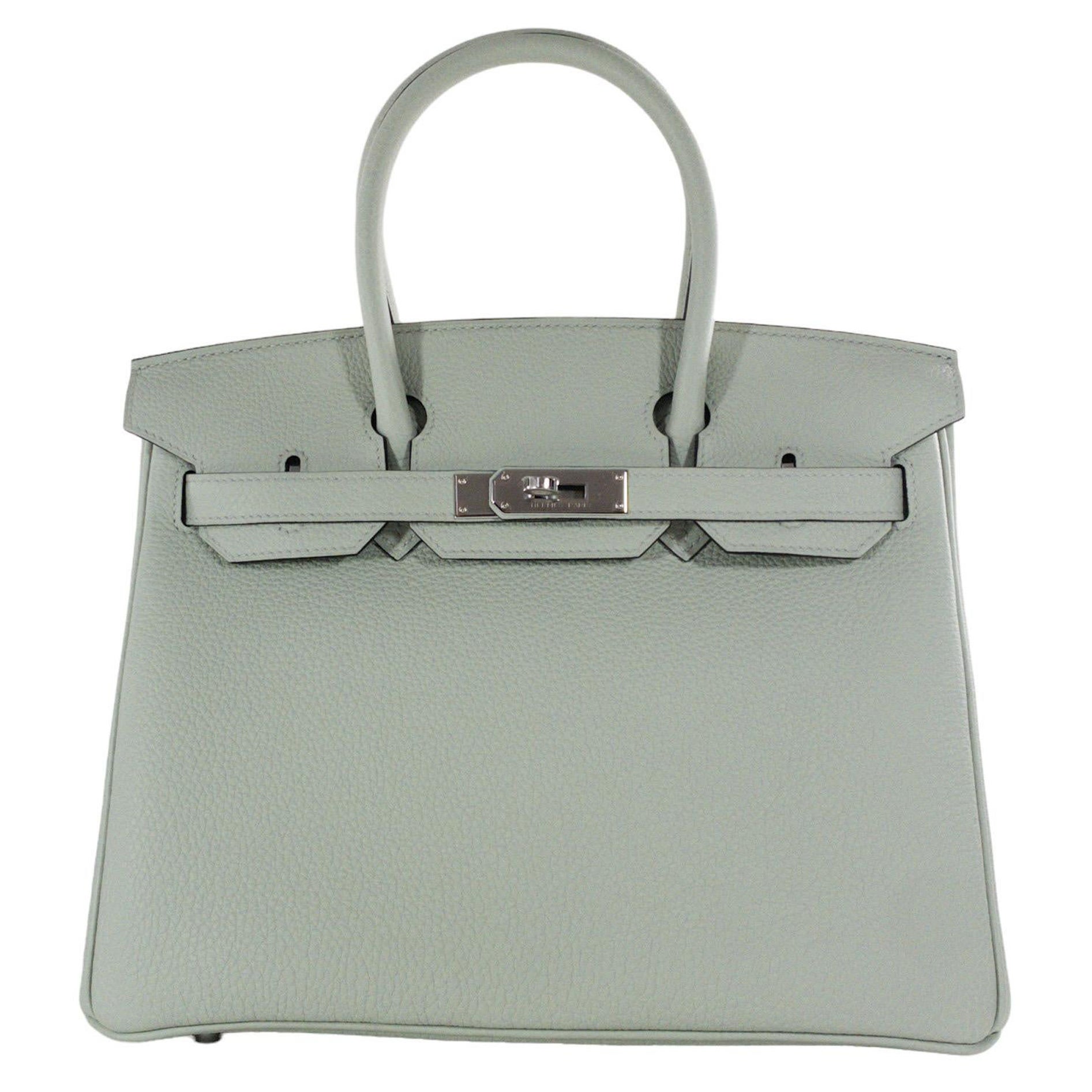 Brand New Hermes Gris Neve Togo Birkin 30cm Palladium Hardware