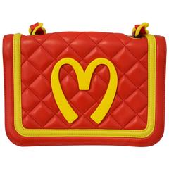 Moschino Jeremy Scott McDonalds Quilted Leather Bag A/W 2014