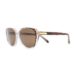 Yves Saint Laurent Vintage transparent acetate 90s sunglasses