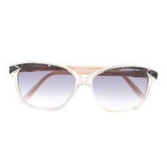 Yves Saint Laurent Vintage transparent acetate 80s sunglasses
