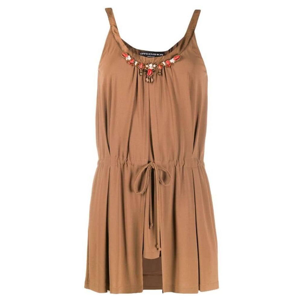 90s Brown Knit Mini Dress