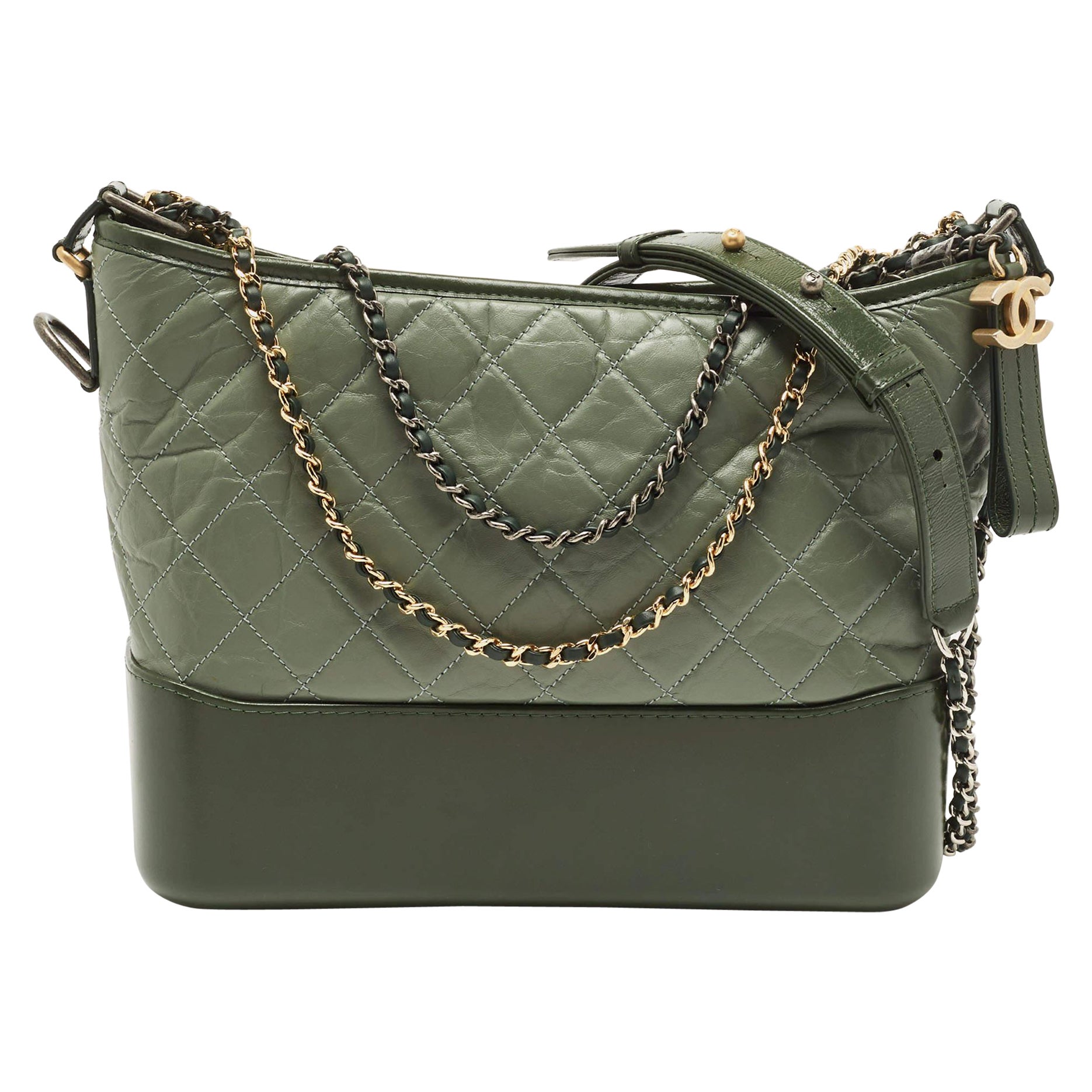 Chanel Gabrielle Green - 9 For Sale on 1stDibs