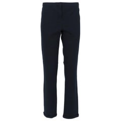 2000s Jil Sander Vintage blue viscose blend trousers