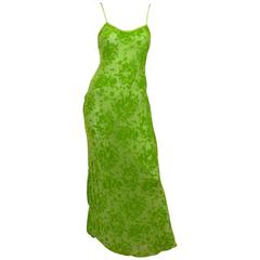 Voyage Cut Velvet Slip Maxi Dress 9