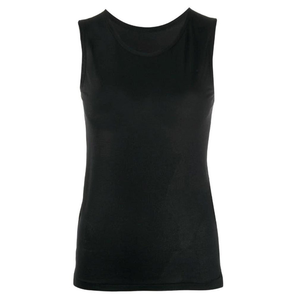 Yohji Yamamoto Y'scheck sleeveless top