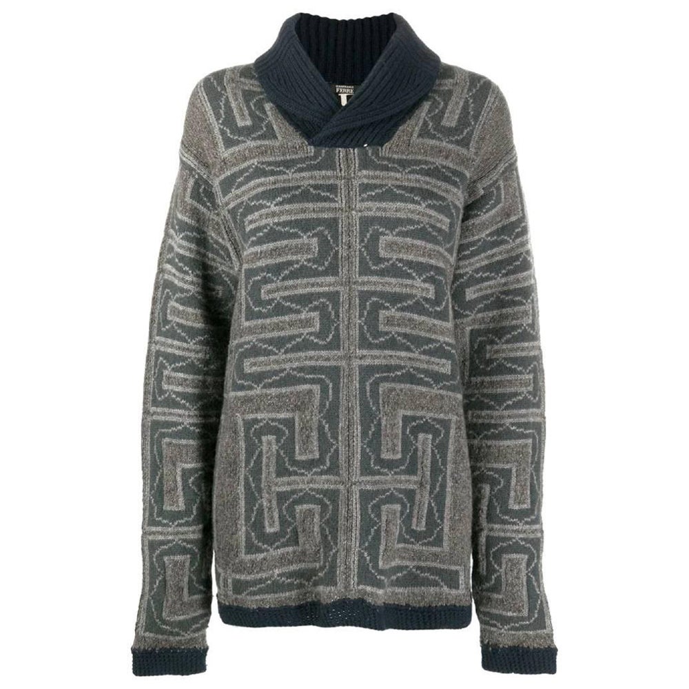 Gianfranco Ferré Vintage wool and cashmere blend sweater For Sale at ...