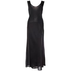 Calvin Klein Jersey and Bias Gorgette Dress 11