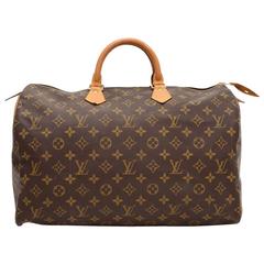 Vintage Louis Vuitton Speedy 40 Monogram Canvas Hand Bag