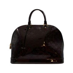 Louis Vuitton Dune Monogram Vernis Alma GM Handbag Satchel For Sale at  1stDibs