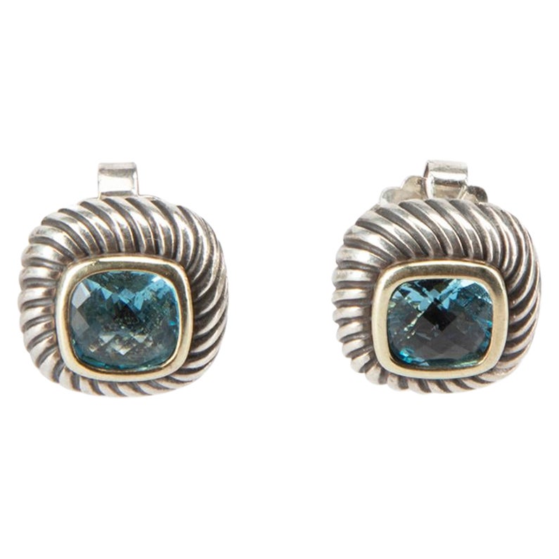 David Yurman Lemon Citrine Quartz Albion Stud Earrings at 1stDibs