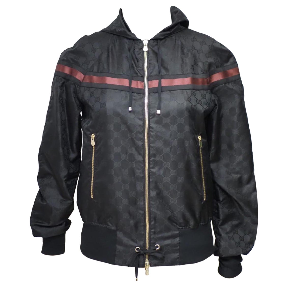 Gucci black monogram jacket
