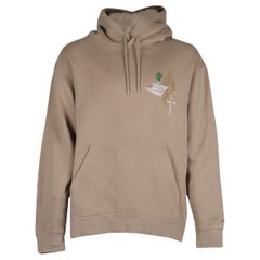 Pull à capuche en jersey de coton brodé Travis Scott + Jordan Hommes Xlarge