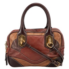 Dolce & Gabbana Women's 2008 Brown Leather Miss Edge Shoulder Bag