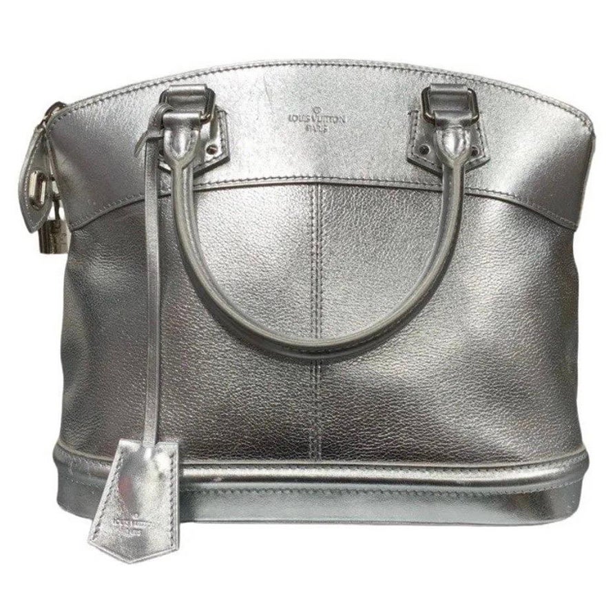 Louis Vuitton Suhali Lockit PM Handbag Black leather. USED ONCE!
