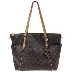 Louis Vuitton Classic Monogram Leather Tote Handbag
