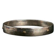 Used Hermès Solid Silver Bangle