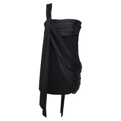 Hermès black silk top