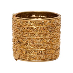 Chanel - Bracelet manchette baroque