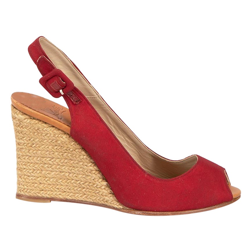 0040~9cm leather SELBY Wedge espadrilles main image 1