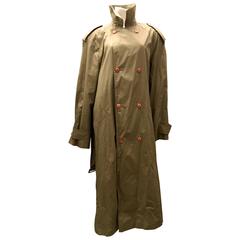 Vintage Valentino Men's Beige Rain Coat