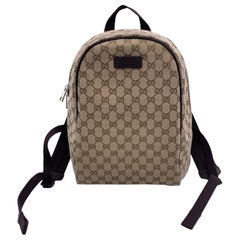 Gucci Brown Monogram Canvas Ophidia GG Mint Unisex Backpack Bag