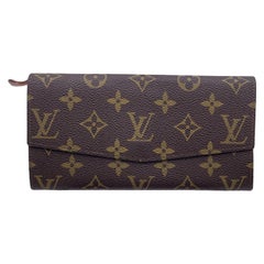 Louis Vuitton Used Brown Monogram Emilie Continental Wallet