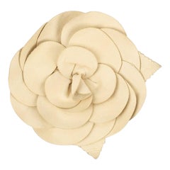 Chanel Maison Gripoix 1950’s Camellia Flower Brooch