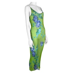 Used Fall 2000 Dolce & Gabbana Pleated Silk Dress