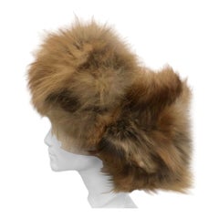 F/W 2002 Rare Vintage John Galliano for Christian Dior Fur Hat 