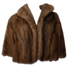 50s Champagne Mink Cropped Jacket 3