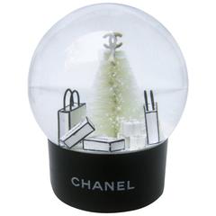 Chanel Miniature Christmas Tree Snow Globe 