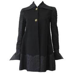 Rare Gianni Versace Embroided Evening Coat Fall 1996 2