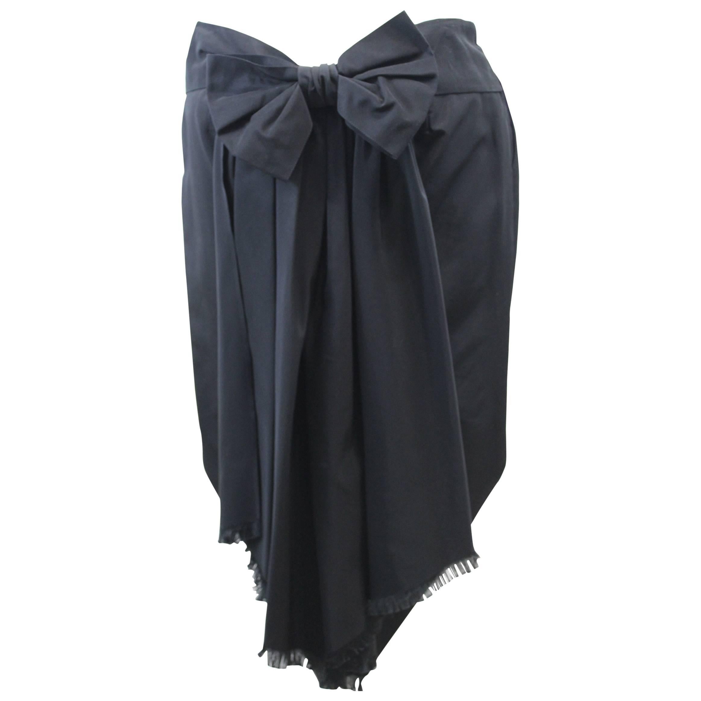 Jean Paul Gaultier Back Ribbon Skirt. Size 14 (44)