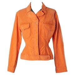 Junior Gaultier: Baumwolljacke aus orange