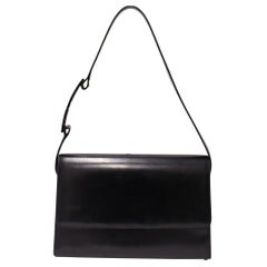 Dolce & Gabbana Black Patent Leather Shoulder Bag