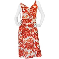 S/S 2015 Runway Altuzarra Floral Silk Scooped Back Dress 4