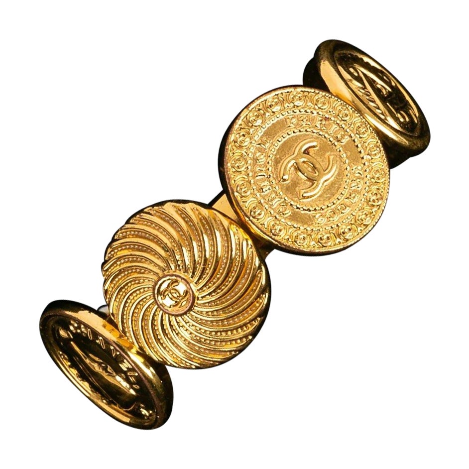 Chanel Vergoldetes Metallarmband