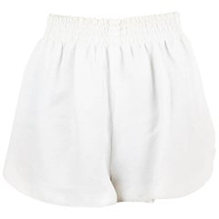 Pantalon court STELLA MCCARTNEY en tissu ivoire rococo, taille 38 XS