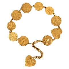 Chanel Gold Metal Belt Spring, 1993