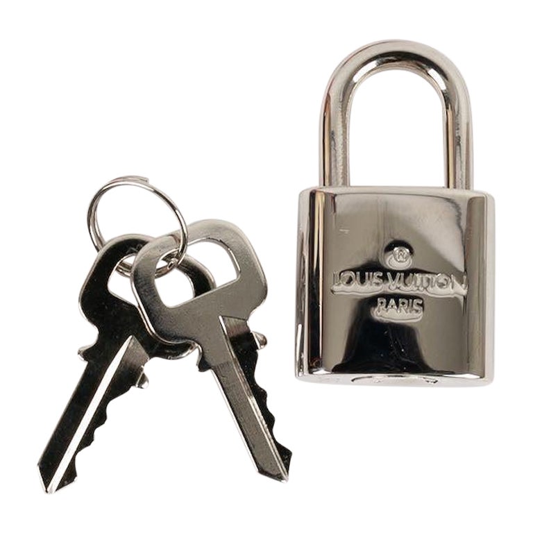 3 Matching Numbered Locks+Keys  3 Louis Vuitton Padlocks & 3 Keys