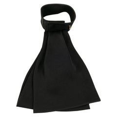 Christian Dior Schwarze Krawatte aus Seide