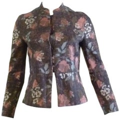 Dries Van Noten Cotton/Silk Floral Jacket