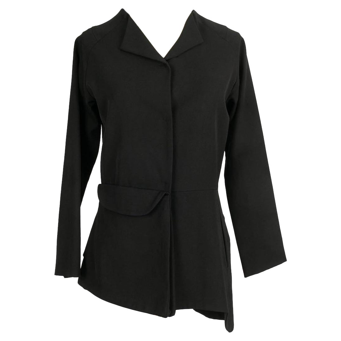 Yamamoto Black Wool Jacket For Sale