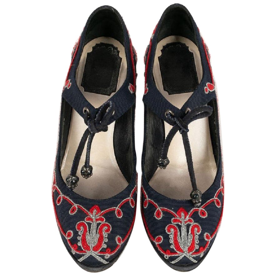 Christian Dior Trimmings Pumps Schuhe, Größe 36 im Angebot