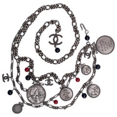 Chanel Silver Plate with Charms Belt Fall Collection, 2004