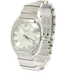Hermes Stainless Steel Quartz Datejust Men's Mid Size Watch 7