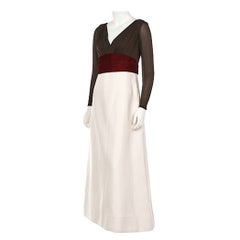 Vintage Pierre Balmain Haute Couture Gown & Jacket Evening Ensemble No.155782/3
