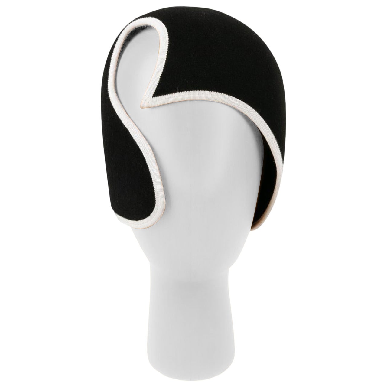 Kris Van Assche Hat in Black and White