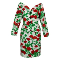 Yves Saint Laurent Floral Print Set