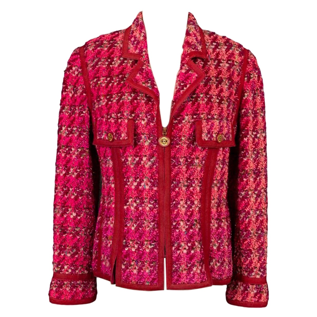 chanel tweed coat vintage